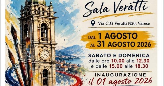 A Varese Arte in Libertà: per tutto agosto la Sala Veratti ospita la mostra degli artisti indipendenti