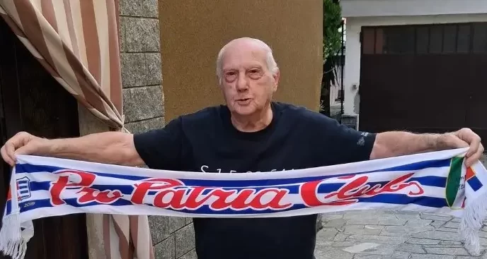 Busto dice addio a Giannino Gallazzi, storico tifoso della Pro Patria: aveva 94 anni