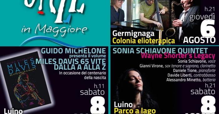 Jazz in Maggiore verso il finale, due concerti gratuiti tra Maccagno e Brezzo di Bedero
