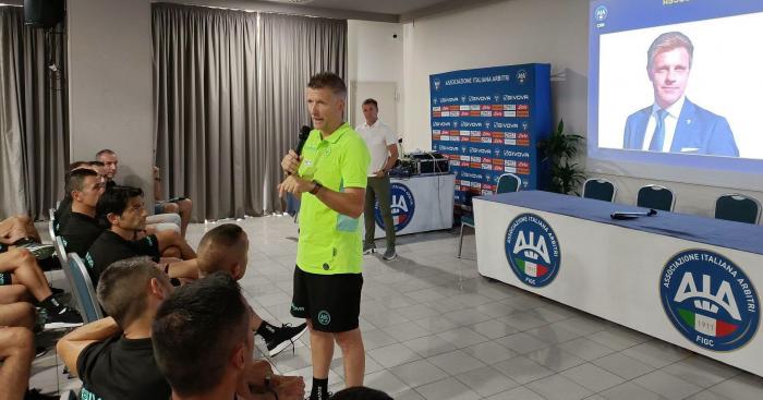 Arbitri, raduno a Cascia con il numero uno dell’Aia Orsato: tra i convocati Andrea Calzavara
