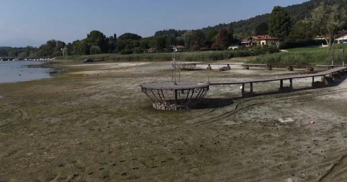 Lago Maggiore sempre più basso: a Leggiuno 71 centimetri sotto la soglia di magra