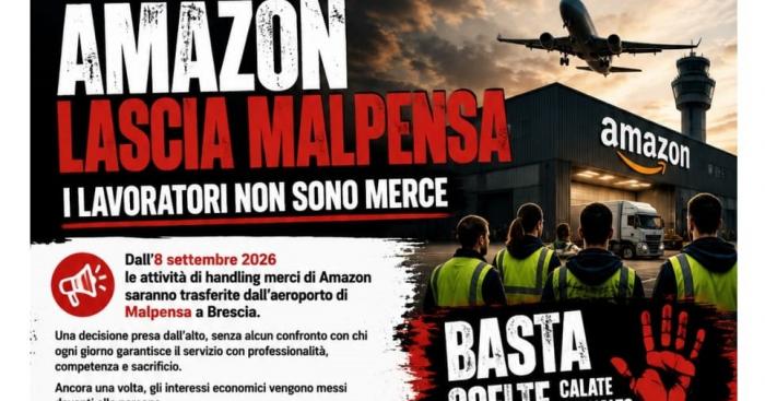 Amazon lascia Malpensa, a rischio centinaia di lavoratori: in Regione il vertice sulla vertenza