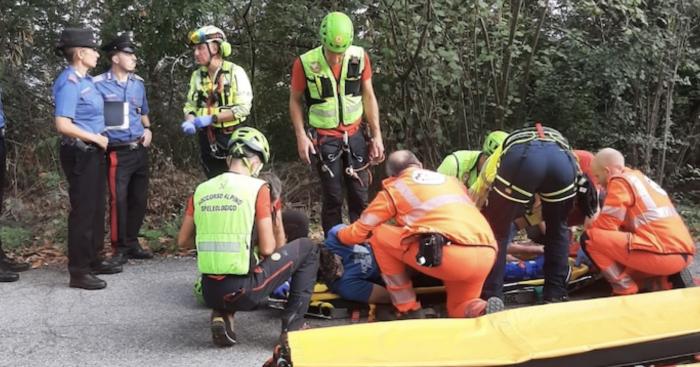 Sangiano, 18enne cade durante un’arrampicata alla falesia del Picuz