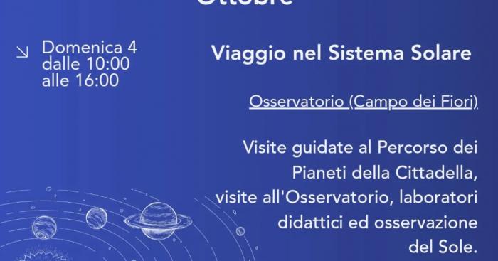 L’Osservatorio Schiaparelli apre al pubblico: visite, telescopi e laboratori gratis per famiglie