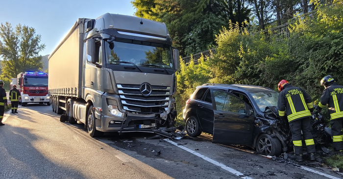 Schianto tra auto e camion a Solbiate con Cagno: ferito un uomo di 48 anni