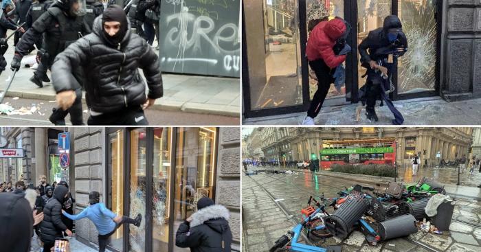 Milano ancora ostaggio delle violenze: negozi saccheggiati e decine di giovani fermati
